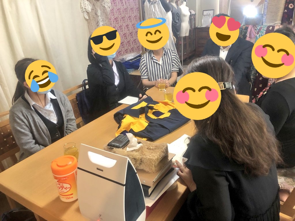 女性用制服打合せ